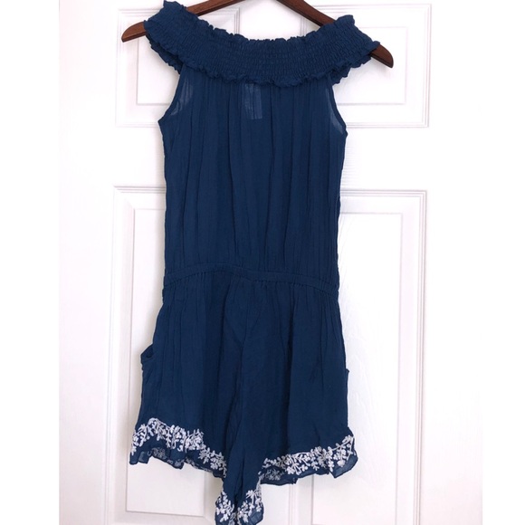 Lucky Brand Stitch In Time Romper - Picture 5 of 8
